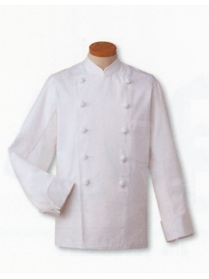 大きいサイズの厨房用ユニフォーム・白衣（OコックコートKC407）