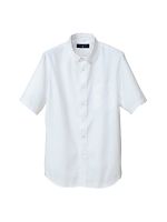 AZ50404 半袖BDシャツ(ヘリンボーン)