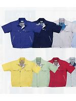 売れている作業用ユニフォーム・半袖ブルゾン（1551）