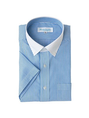 アイトス ＨｅｒｏｓＵｎｉｆｏｒｍ,AZ43052,半袖クレリックBDシャツの写真です