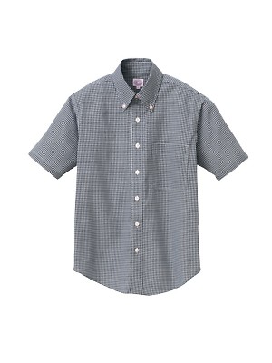 アイトス ＨｅｒｏｓＵｎｉｆｏｒｍ,AZ7825,半袖ギンガムチェックBDシャツの写真は2025-26最新カタログ382ページに掲載されています。