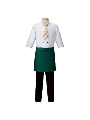 アイトス ＨｅｒｏｓＵｎｉｆｏｒｍ,AZ8639,ソムリエショートエプロンの写真は2025-26最新カタログ421ページに掲載されています。