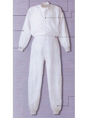 アイトス ＨｅｒｏｓＵｎｉｆｏｒｍ,L1521,クリーンルームカバーオールSの写真です