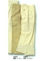 AZ7677 レディースチノパンツ(2タック)廃の関連写真2