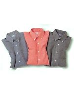 AZ7825 半袖ギンガムチェックBDシャツの関連写真3