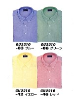 AZGU2210 半袖オックスBDシャツ在庫限の関連写真1