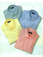 AZGU2210 半袖オックスBDシャツ在庫限の関連写真2