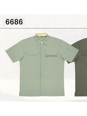 ビッグボーン ｂｉｇｂｏｒｎ,6686,半袖シャツの写真は2022最新カタログ178ページに掲載されています。