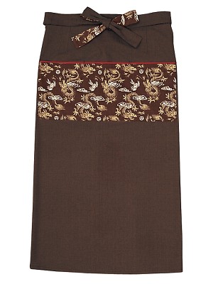 ボンユニ ＢＯＮＵＮＩ,09162,前掛け(長)の写真は2007最新カタログ93ページに掲載されています。