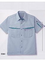 E804 半袖ペアシャツ(アースグリーン)の関連写真0