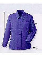 E846 長袖スモック(ライトブルー)の関連写真0