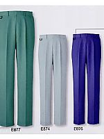 E874 アジャスターパンツ(アースグリーンの関連写真0