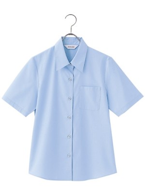 ALPHAPIER(アルファピア) U-FACTORY(ユーファクトリー),AR1697R,半袖ブラウス(サックス)の写真は2008最新カタログ80ページに掲載されています。