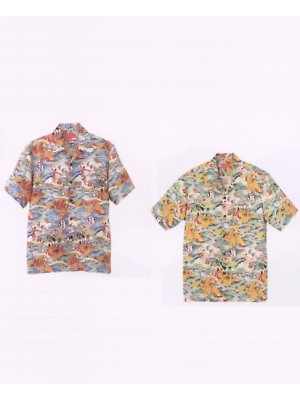 コーコス CO-COS,GW1501,アロハシャツ(パラダイス柄)の写真です