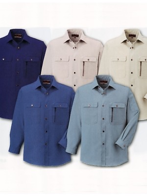 コーコス CO-COS,H198,エコストレッチ長袖シャツの写真は2025最新カタログ123ページに掲載されています。