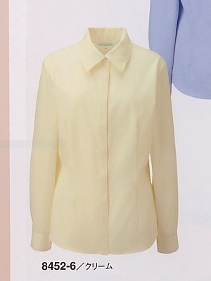 ハネクトーン Counter Biz(カウンタービズ),8452,長袖ブラウスの写真は2025-26最新カタログ171ページに掲載されています。