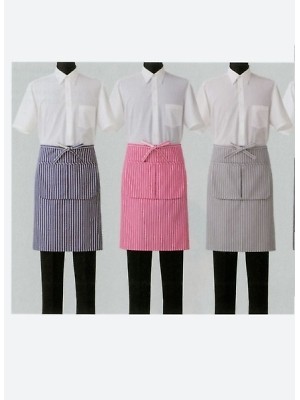 セブンユニホーム SEVEN UNIFORM [白洋社],CT2372,ミドルエプロンの写真は2024最新カタログ196ページに掲載されています。