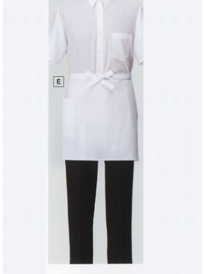 セブンユニホーム SEVEN UNIFORM [白洋社],CT2578,ナノショートエプロンの写真は2024最新カタログ203ページに掲載されています。