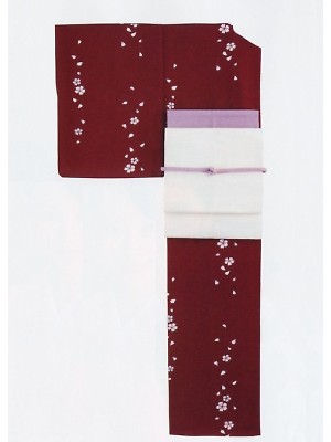 セブンユニホーム SEVEN UNIFORM [白洋社],MN5550-1,着物二部式子桜チラシ廃の写真です