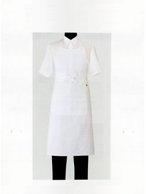 セブンユニホーム SEVEN UNIFORM [白洋社],QT7328,胸当エプロンの写真は2024最新カタログ65ページに掲載されています。