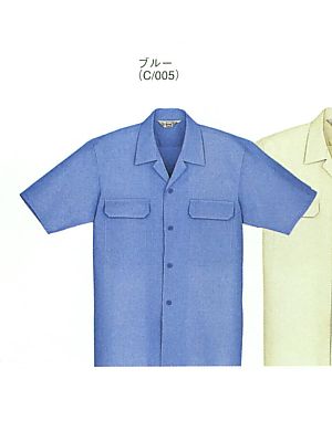 自重堂・JAWIN・制服百科,2156,半袖オープンシャツの写真は2024最新カタログ296ページに掲載されています。