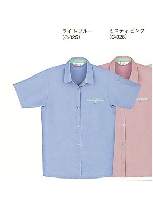 自重堂(JICHODO),24115,レディース半袖シャツ(春夏物の写真は2025最新カタログ329ページに掲載されています。