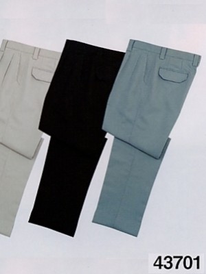 自重堂(JICHODO),43701,ツータックパンツ(秋冬物)の写真は2025-26最新カタログ335ページに掲載されています。