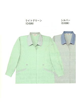 自重堂(JICHODO),45325,長袖スモックの写真は2025最新カタログ439ページに掲載されています。