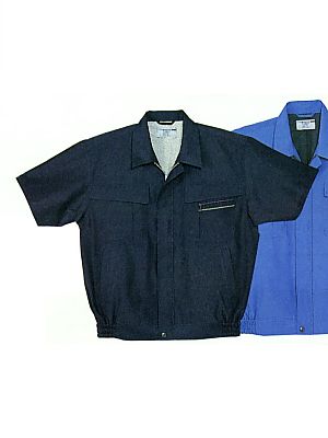 自重堂・JAWIN・制服百科,46510,半袖ブルゾンの写真は2024最新カタログ291ページに掲載されています。