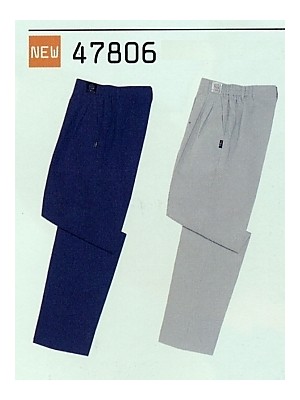 自重堂(JICHODO),47806,ツータックパンツ(春夏物)の写真は2025最新カタログ345ページに掲載されています。