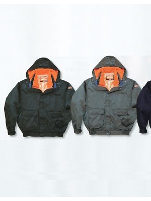 自重堂(JICHODO),48010,防寒ブルゾン(フード付)の写真は2025-26最新カタログ465ページに掲載されています。