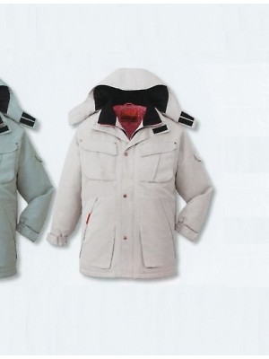 自重堂・JAWIN・制服百科,48353,コート(フード付)防寒の写真は2023-24最新カタログ433ページに掲載されています。
