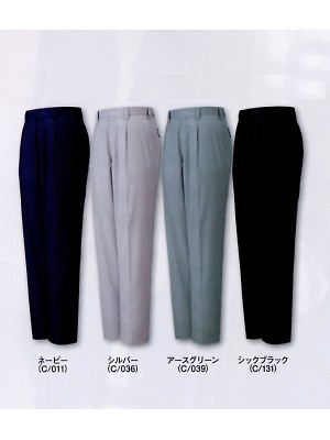 自重堂(JICHODO),55201,ワンタックパンツ(春夏物)の写真は2025最新カタログ167ページに掲載されています。