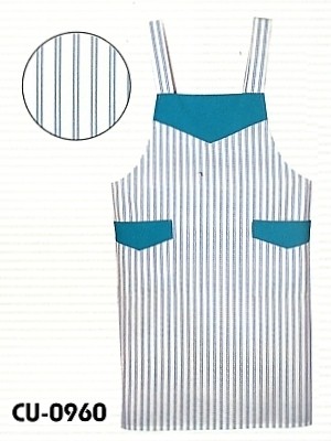 カーシー ENJOY(エンジョイ) CAREAN AMUS-NET HEARTGREEN,CU0960,男女兼用エプロンの写真です