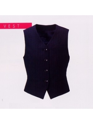 カーシー ENJOY(エンジョイ) CAREAN AMUS-NET HEARTGREEN,EAV057,ベスト(事務服)の写真です