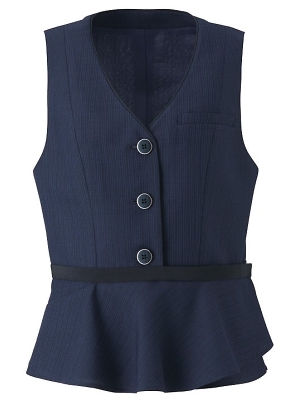 カーシー ENJOY(エンジョイ) CAREAN AMUS-NET HEARTGREEN,EAV665,ベスト(事務服)の写真です