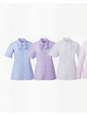 カーシー ENJOY(エンジョイ) CAREAN AMUS-NET HEARTGREEN,ESB357,半袖ブラウスの写真です