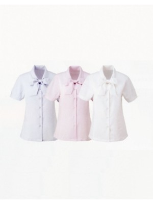 カーシー ENJOY(エンジョイ) CAREAN AMUS-NET HEARTGREEN,ESB407,ボウブラウス(半袖)の写真です