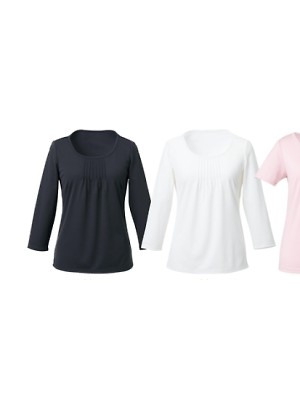 カーシー ENJOY(エンジョイ) CAREAN AMUS-NET HEARTGREEN,EWT388,七分袖Tシャツの写真です