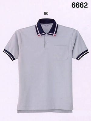 シャロレー（児島）　介護・福祉・医療・保育士スタッフ,6662,半袖ポロシャツの写真は2024最新カタログ26ページに掲載されています。