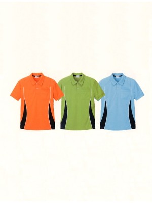 シャロレー（児島）　介護・福祉・医療・保育士スタッフ,6920,半袖ニットシャツの写真は2024最新カタログ19ページに掲載されています。