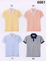6661 柄半袖ポロシャツの関連写真2