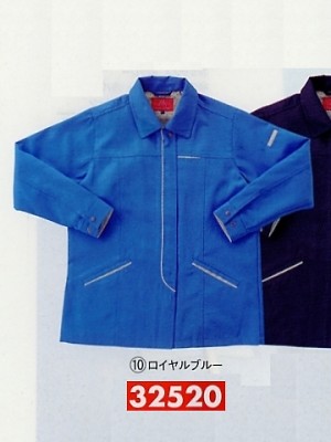 クロダルマ ＫＵＲＯＤＡＲＵＭＡ,32520,長袖レディーススモックの写真は2024-25最新カタログ58ページに掲載されています。