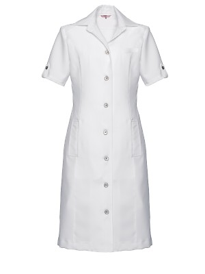 モードルイーズ(MODE LOUIS) エステ,M-9-LL,半袖シャツカラー白衣(LL)の写真は2014最新カタログ16ページに掲載されています。