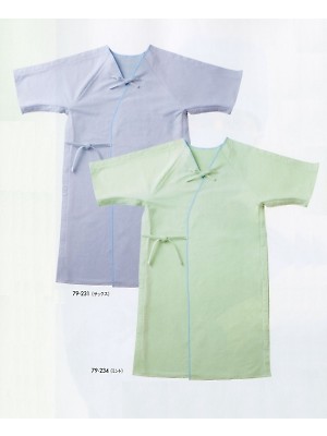 MONTBLANC (住商モンブラン),79-231,術前術後衣(サックス)の写真は2025最新カタログ325ページに掲載されています。