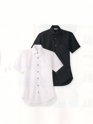 MONTBLANC (住商モンブラン),BS2542-1,兼用半袖シャツ(黒)の写真は2024最新カタログ36ページに掲載されています。