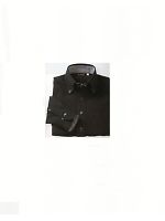 ZK2711-1CB 兼用長袖ニットシャツ(黒)の関連写真0