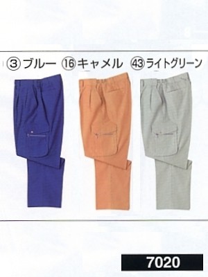 NAKATUKA CALJAC,7020,アウトツータックパンツ(脇ゴム)の写真です