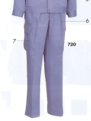 NAKATUKA CALJAC,720,ツータックカーゴパンツの写真は2024-25最新カタログ44ページに掲載されています。