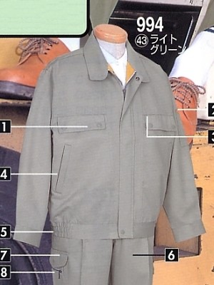 NAKATUKA CALJAC,994,ブルゾンの写真は2019-20最新カタログ43ページに掲載されています。